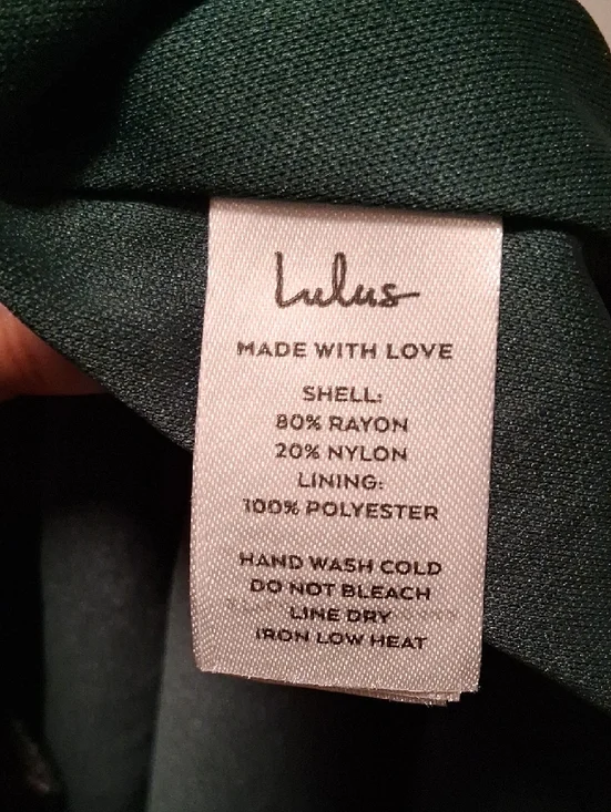 Lulu's Emerald Green Velvet Floral Wrap Maxi Dress with Metallic Accents - Picture 10 of 13